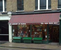 secondhand bookshop, charing cross road, london, uncountable noun